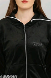 Velvet top and bottom set 002, long-sleeved velvet outfit for women, Indian-made formal attire on mannequin