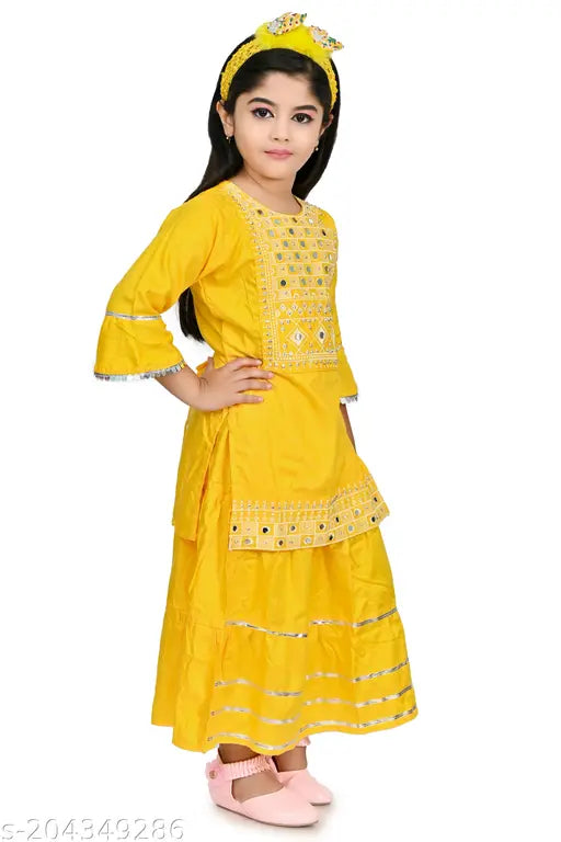Cotton printed net Girls Frocks & Dresses (3-4 yrs), agile and classy for kids fashion