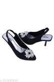 Synthetic leather pointed toe high heels sandals, sleek and minimalist design for women's fashion, elevate style with VEERAS Sandals