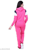 Winter wear women's wool track suit, long-sleeved solid sweatshirt & pants in size M, L, XL, XXL - Indian made