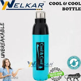 Multi-colored BPA-free, leak-proof water bottles - ideal for cold beverages at home and office