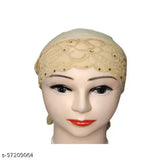 Cotton canvas hijab cap under scarf set, self-designed Indian head wrap (pack of 2)