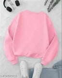 Pretty Elegant Girls Sweatshirt in Polycotton, long sleeves with printed net pattern, sizes from 8-9 to 15-16 years