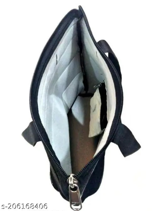 Large leather storage organizer, rectangular shape for books, magazines, blankets, clothes. Pack of 1 with double zip and handle. Premium zipper quality