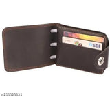 Mens leather BMW wallet card holder combo, printed net design, 5 compartments, free size (10cm x 12cm), made in India