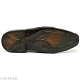Formal PU slip-on casual shoes for kids, ideal for any outfit in sizes 3-11 years, India origin