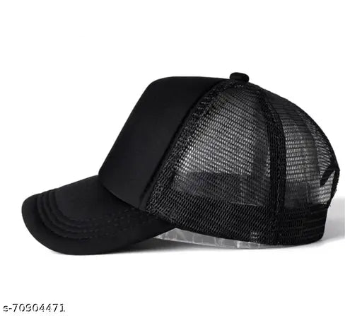 Stylish cotton baseball cap with adjustable fit, solid color for men and women - handcuffs caps collection