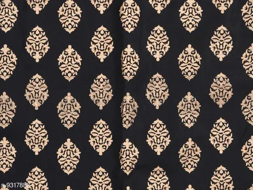 Gold Booti Print 100% Cotton DIAMO Girls' Ethnic Lehenga Choli & Skirt, Indian traditional outfit for toddlers