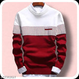 Stylish printed cotton t-shirts, colorblocked design, long sleeves, Daho Men's apparel, made in India (S, M, L, XL, XXL)