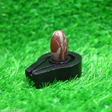 Authentic 15-inch Narmadeshwar Shivling, marble lingam with 3-inch yoni base - elevate your home pooja