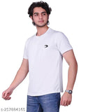 Men's premium quality gym wear/casual wear polyester t-shirt, soft and plain hosiery, short sleeves, available in M, L, XL, XXL
