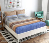 Queen-sized cotton bedsheet, 160 thread count with 2 pillow covers, made in India