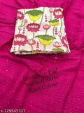 Georgette sequence full worked sari with digital print blouse, vibrant Indian fashion accessory