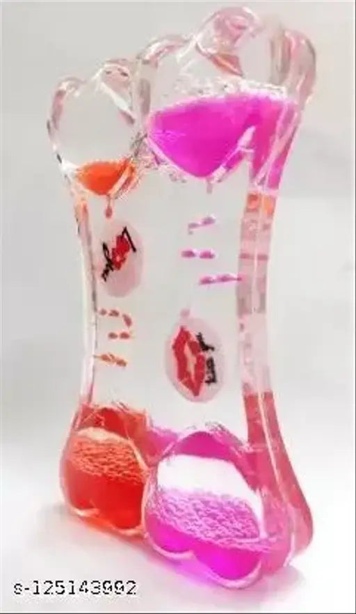 Crystal handicraft love timer hourglass, express your passion on Valentine's Day or special occasions