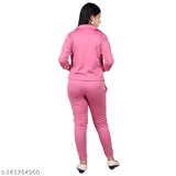 Pink cotton blend girls' 3/4 sleeve jacket and full length trouser set with queen print top (white), trendy latest style, India origin