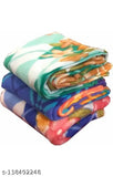 Fleece polar floral double bed blankets combo - soft, anti-wrinkle, machine washable