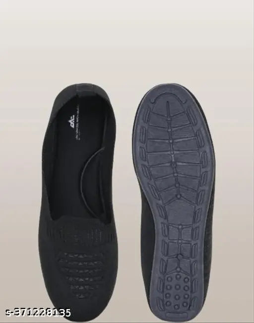 Black mesh ballerinas by FootForward - durable, kid-friendly, versatile for all seasons