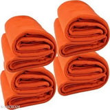 Polyester Comfytouch single solid blankets (pack of 4), free size (90x60in), made in India