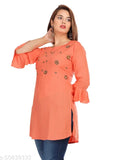 Pink Rayon Women's Casual Top with Embellished Net & Three-Quarter Sleeves, perfect for feminine occasions, India origin