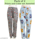 Soft cotton modal track pants (2 pcs), assorted prints for women's sportswear - ideal for yoga, running, and outdoor activities