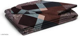 Cotton botanical-patterned fitted bedsheet set with 2 pillow covers, ideal for summer, from India