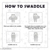 Cotton net baby sleeping bag for sensitive skin, promotes comfortable sleep, hood to toe 27 inches, full spread 31 inches