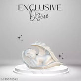Resin white angel statue for home & garden, elegant baby angel showpiece elevates living space