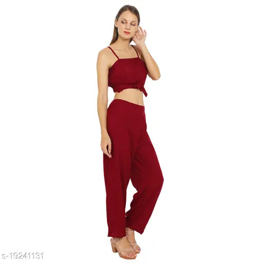 Stylemyth women's rayon solid jumpsuit, vibrant Indian-made outfit for casual wear