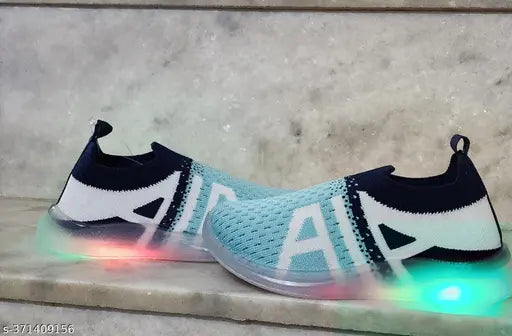 Mesh PVC kids casual LED light shoes - Stylish, slip-on, trendy footwear for ages 18 months to 7 years (India)