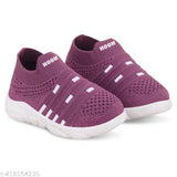 Canvas and rubber indoor-outdoor breathable shoes for toddlers, age 02 years, with whistle sound for fun, onion color