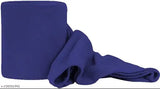 Blue polar fleece single bed blanket by N G Products, size 60x90 inch for mild winter, soft & washable
