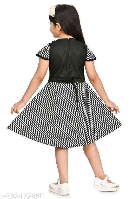 Black cotton blend party wear frock & dresses combo for kids, sizes 3-4 years, 6-7 years, 8-9 years, 11-12 years, embellished net design, short sleeves, high quality stitching, belt work