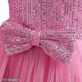 Embroidered net Bollywood-style party dress with sequin work and short sleeves, nylon bottom, Indian origin