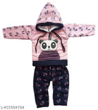 Wool Winter Kids Hoddy, printed long-sleeve baby clothes for boys and girls (India)