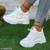 Synthetic EVA lace-up casual shoes for women, versatile and breathable, available in sizes 3 to 8 (4-8 US), made in India