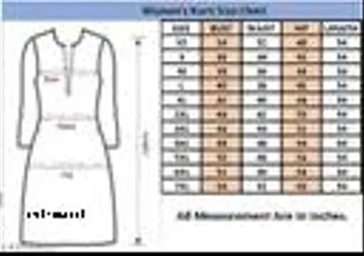 Rayon A-line kurta with three-quarter sleeves and printed combo, stylish Indian clothing for women - M, L, XL, XXL sizes (Bust Sizes 38in, 40in, 42in, 44in; Size Lengths 44in, 44in, 44in, 45in)