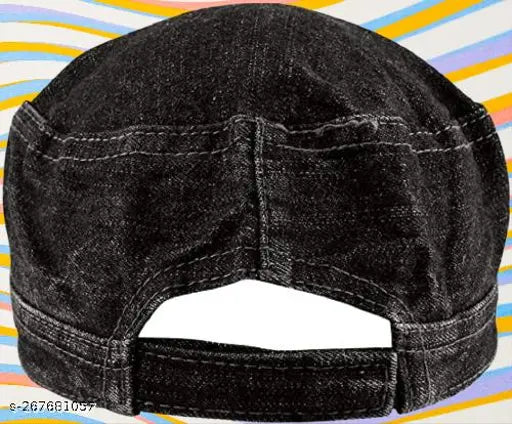 Cotton baseball cap, latest stylish Jens Cap for running and sports in solid color, Made in India