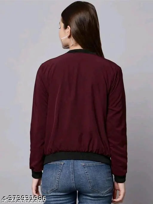 Rive NSLycra cotton blend solid jacket, long sleeves, size S-XL, India origin