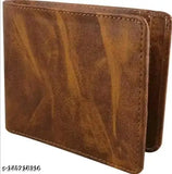 Brown genuine leather IROWIND Florence men's wallet, RFID blocking, 3 compartments, solid pattern