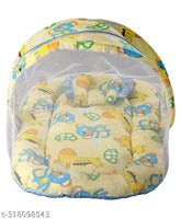 Cotton printed baby mosquito net umbrella for infants 0-3 months, full cover foldable design