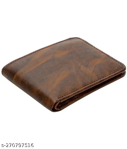 Faux leather Zhermack wallet, two zip pockets, solid pattern, high-quality accessory, Indian origin