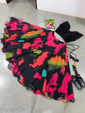 CUMFFY 3-8 years lehenga choli with digital flower print, Indian fully stitched traditional kid's outfit