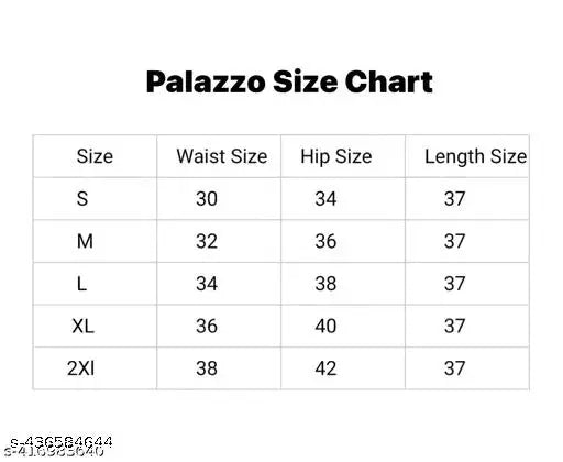 Viscose Rayon, fashionable casual palazzo for women, solid net, white