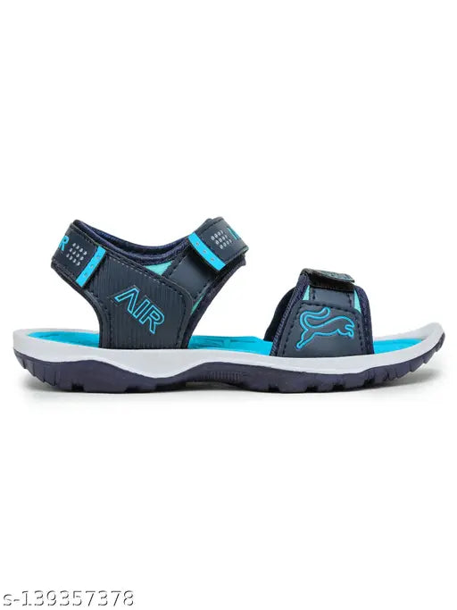 EVA sports sandal for boys, printed net design in two sizes: 4-5 years, 5-6 years