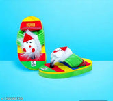 Soft EVA sole teddy bear-pattern slippers for babies and kids, single pair, Indian origin