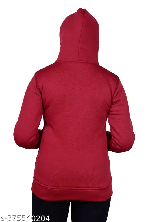 Girls woolen printed sweatshirt with long sleeves, 10-11 years size, Shivaye Traders, India