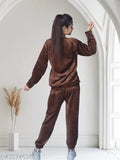 Luxurious woolen night suit, soft & breathable, relaxed fit, easy movement, made in India