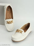 Synthetic PVC loafers, stylish & comfortable by STRASSE PARIS - Women's footwear fashion