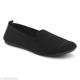 Synthetic memory foam women's ballet flats, embellished for all seasons - stylish and comfortable casual wear
