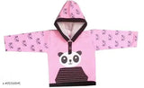 Winter wool hoodies for baby boys & girls, printed net design, long sleeves, warm and comfortable for the winter season